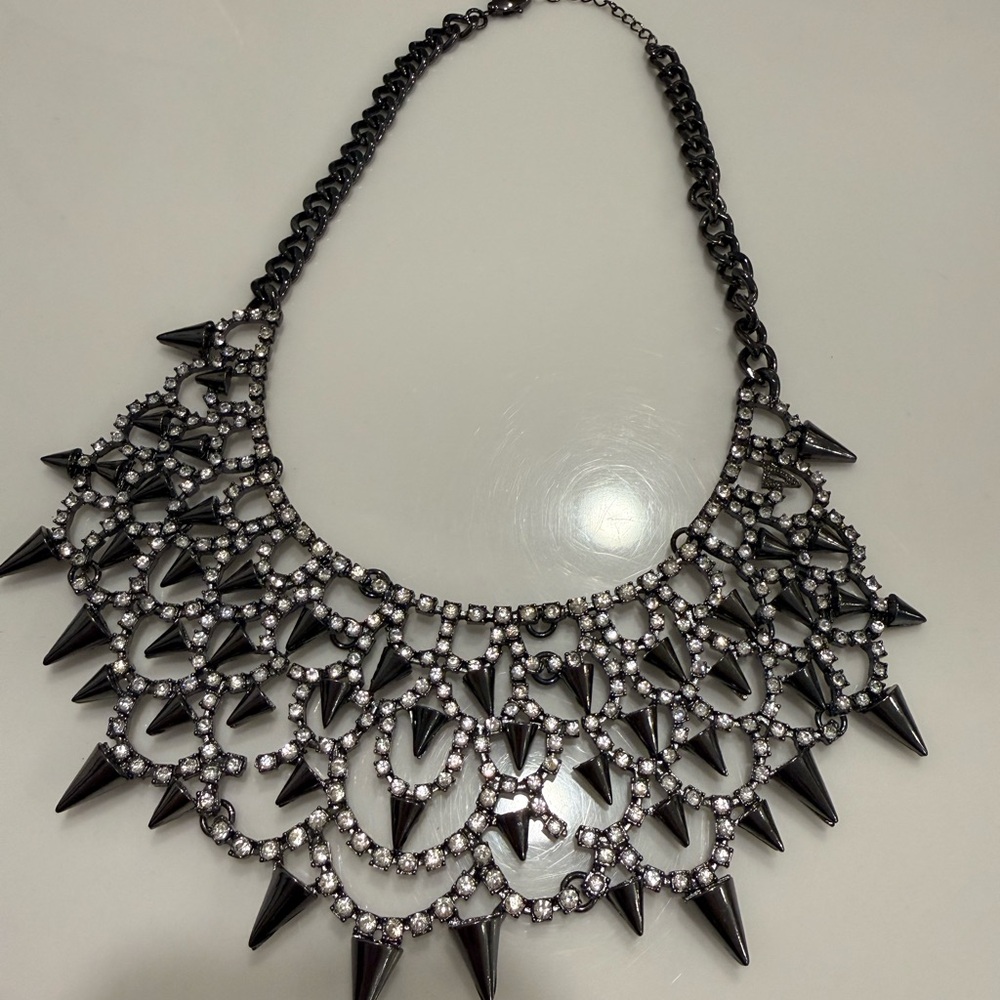 Baublebar Black And Silver Statement Necklace - image 2
